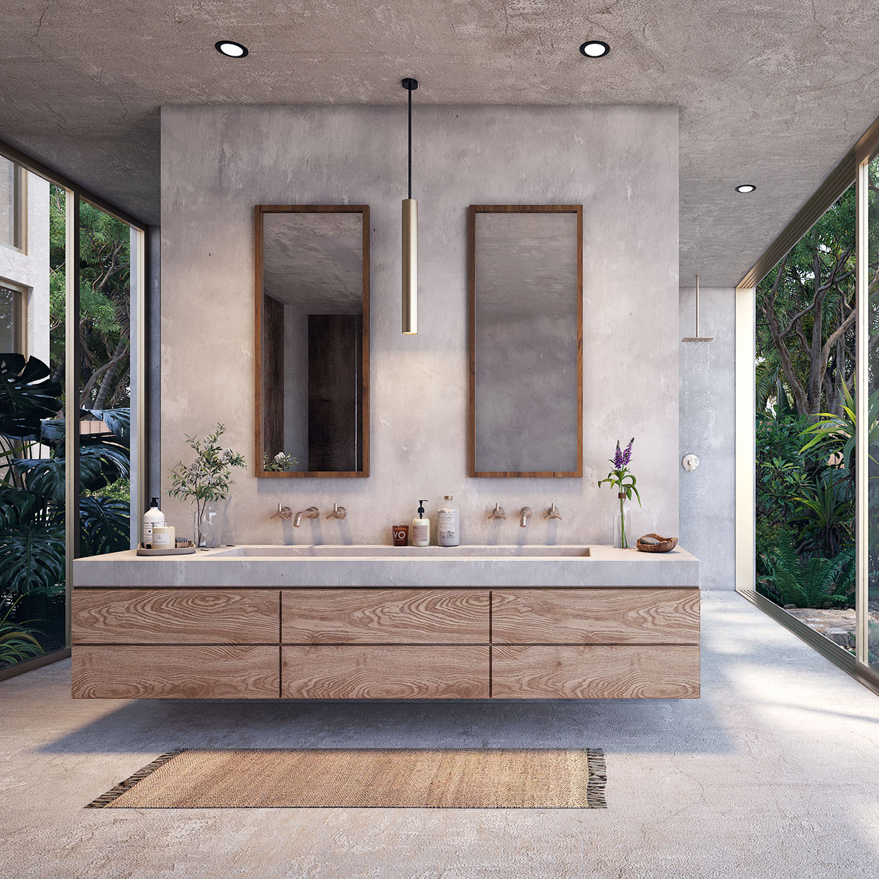 chalet-baño