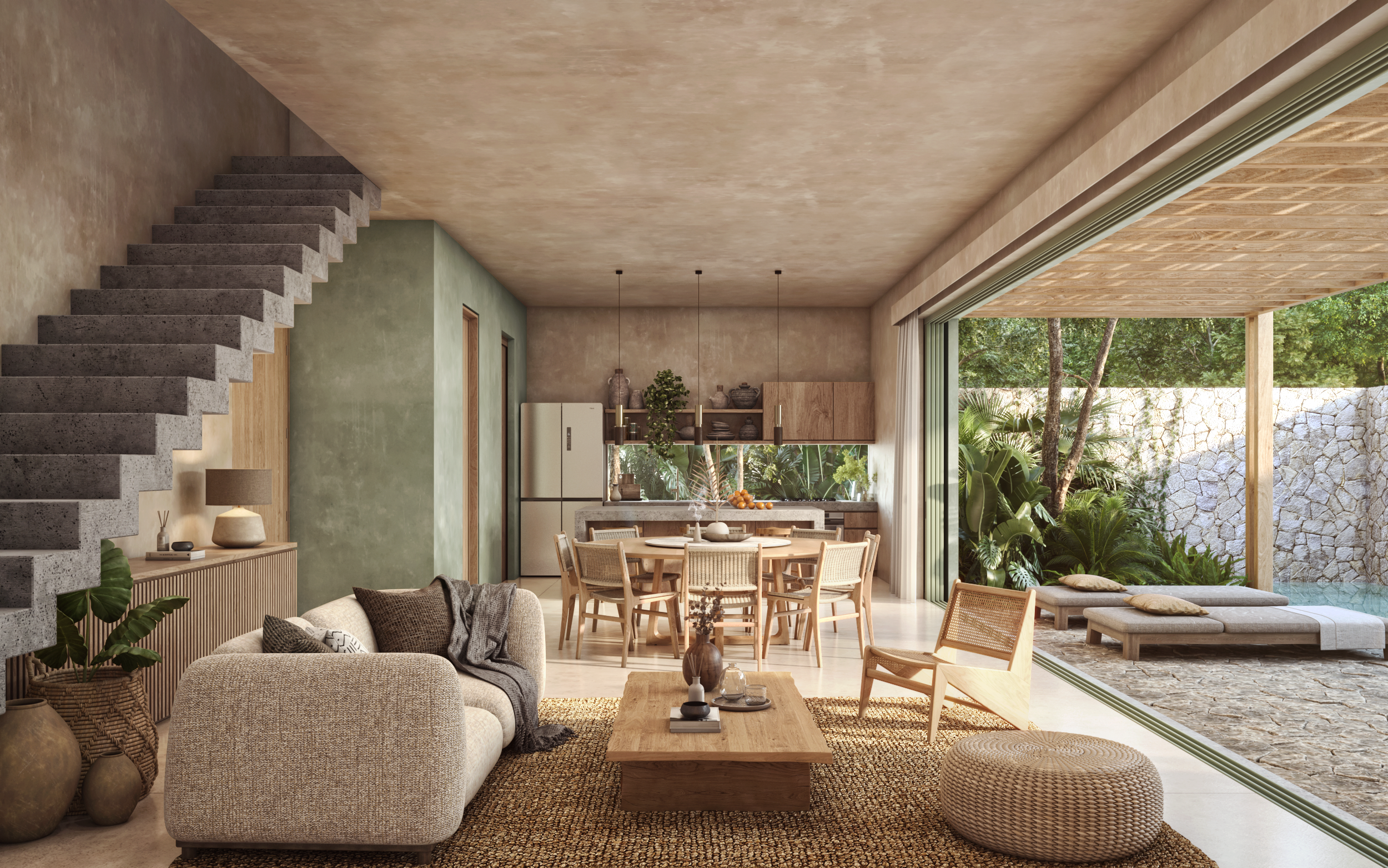 Living Area – Zamaya Villas